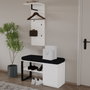 Hanah Home Lion - Set de Soporte para Pasillo Blanco